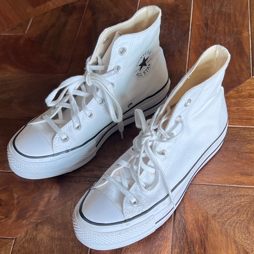 Platform White Converse